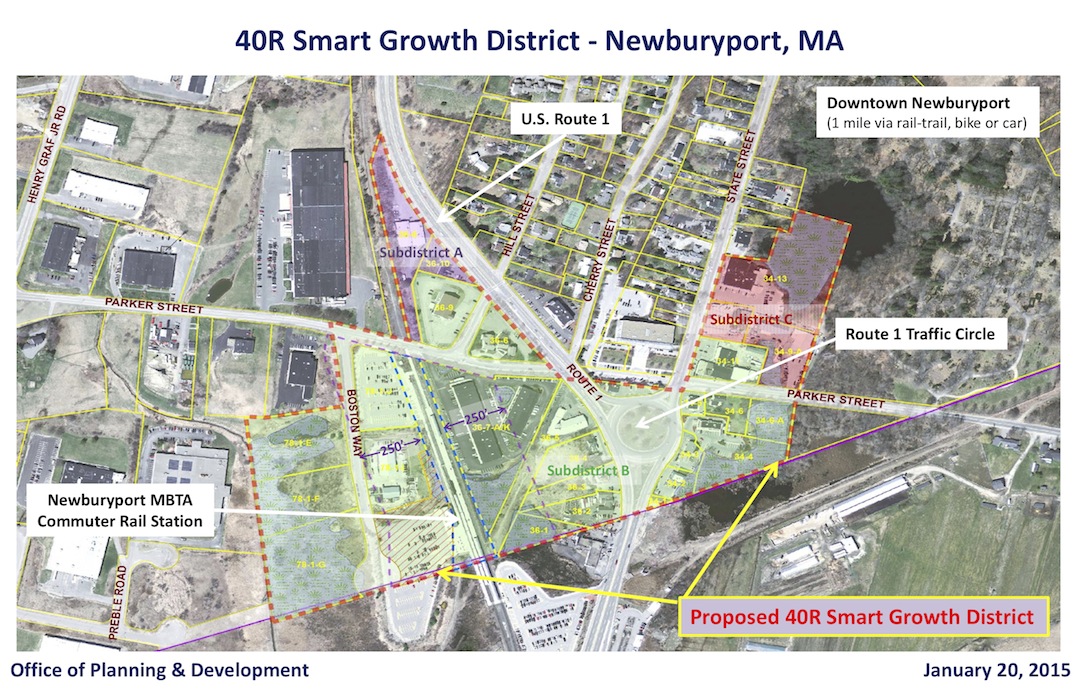 Newburyport 40R Smart Growth Village District Map 1 20 2015 