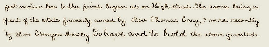 An excerpt from the 1871 deed