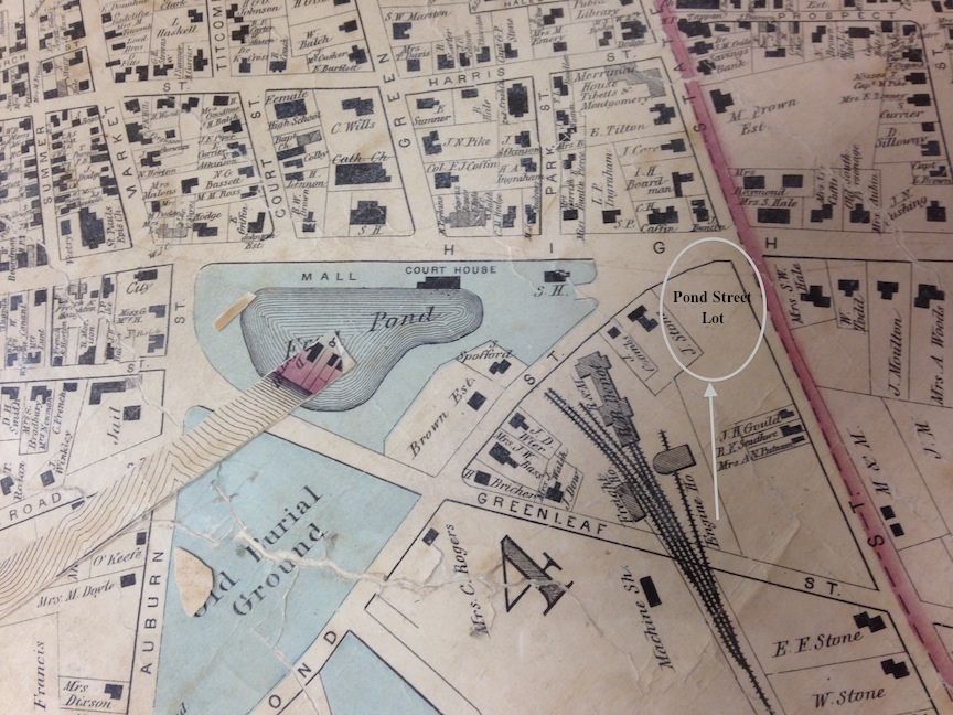 The Mall 1872 map