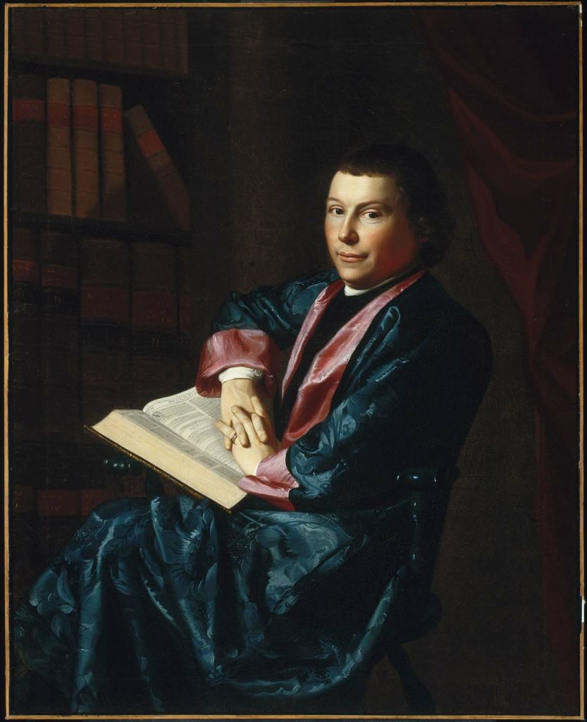  Reverend Thomas Cary of Newburyport, 1770–1773 by John Singleton Copley, the Museum of Fine Arts, Boston