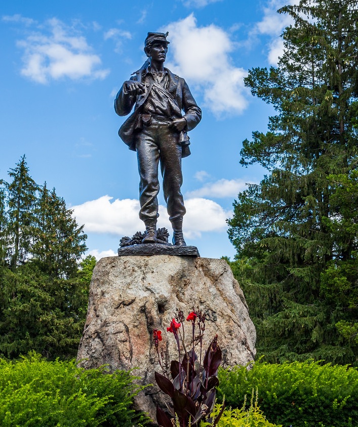 Civil War Statue at Atkinson Common - Newburyport, MA